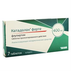 Катадолон Форте Таблетки Пролонгированного Действия 0.4г №7 Teva.