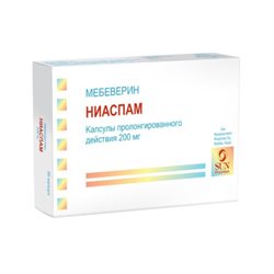 Ниаспам Капсулы Пролонгированного Действия 0.2г №30 Sun.